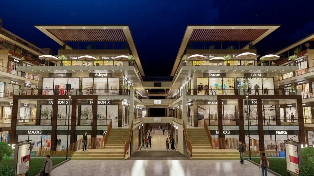 front view of AIS The Galleria